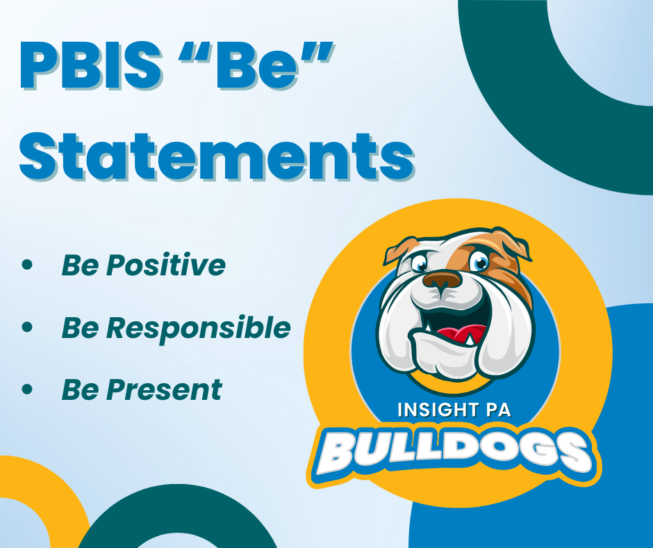 A graphic of "Be" Statements that Insight PA follows.